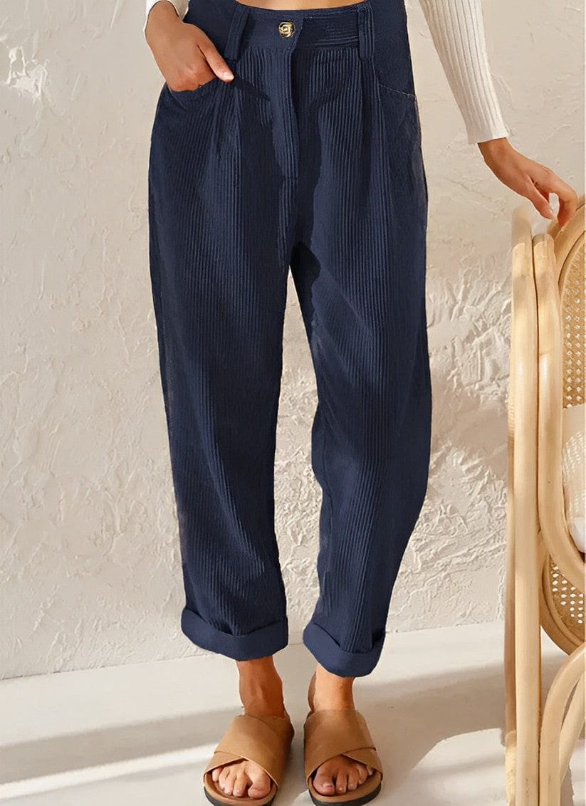 CD | Pantaloni eleganți din catifea