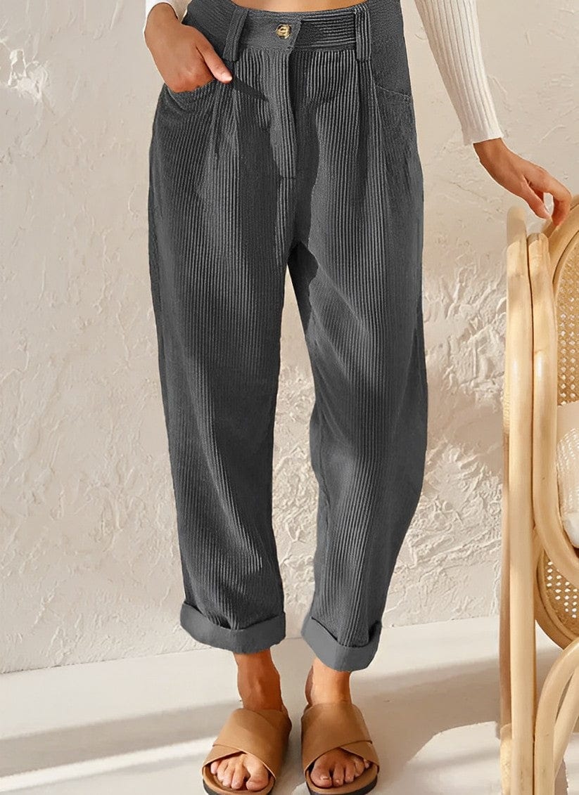 CD | Pantaloni eleganți din catifea