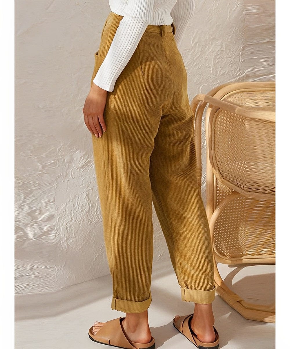 CD | Pantaloni eleganți din catifea