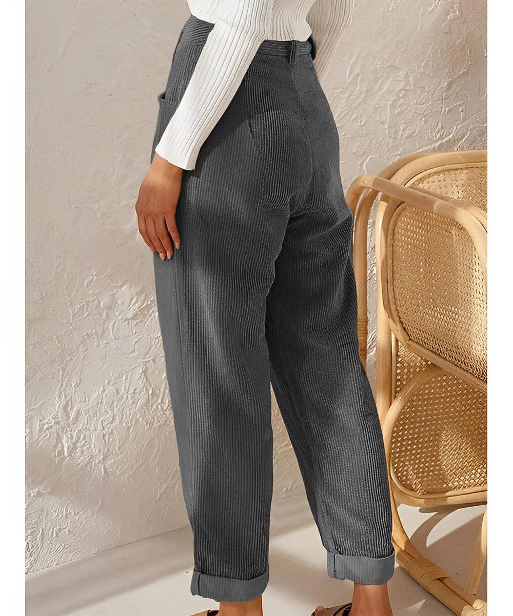 CD | Pantaloni eleganți din catifea
