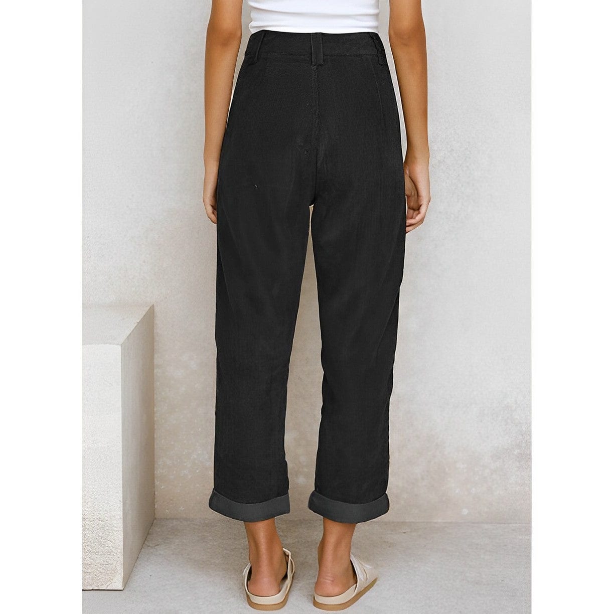 CD | Pantaloni eleganți din catifea