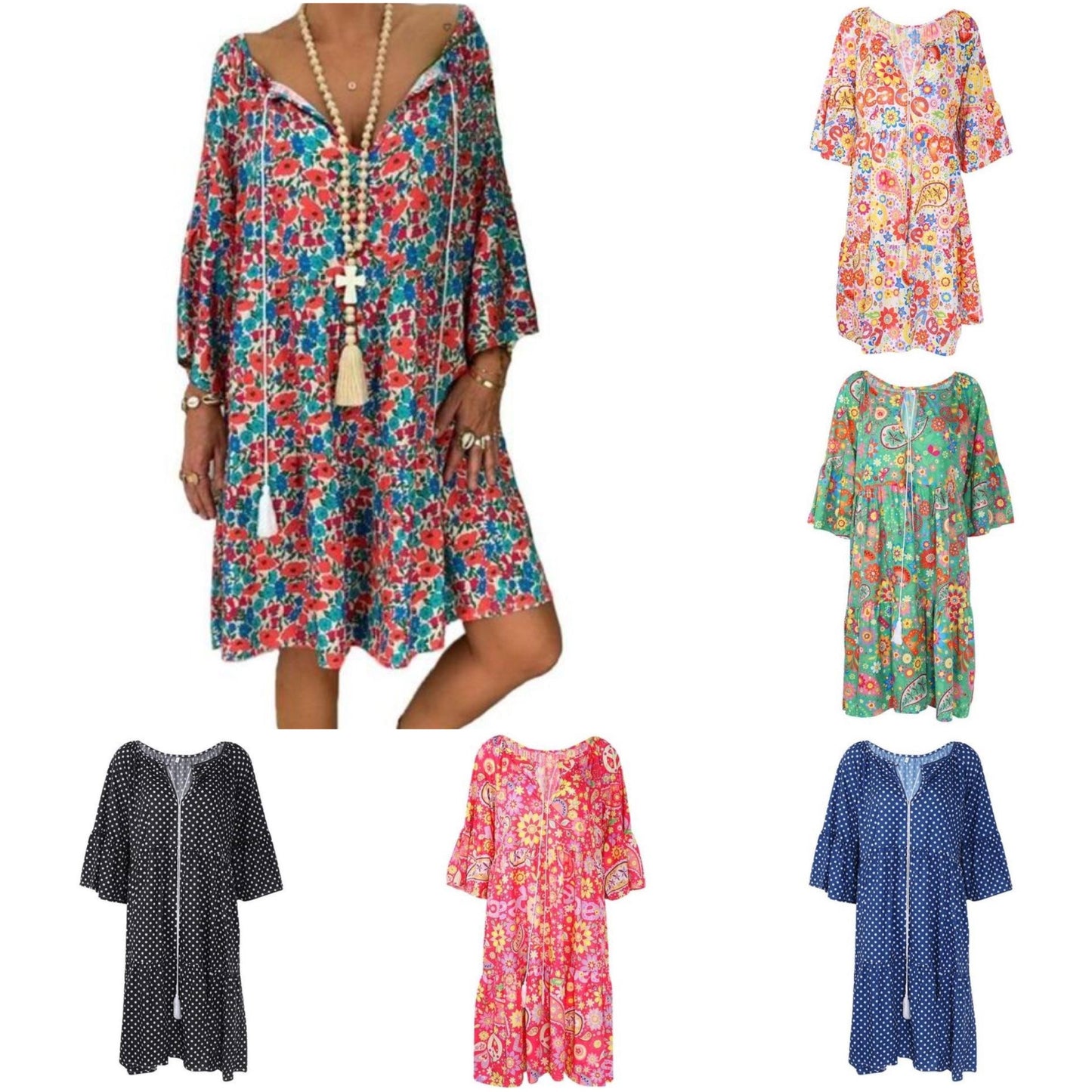 CD | "Sunny" rochie de designer boho