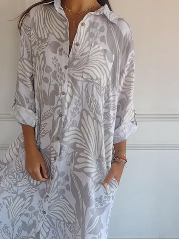 CD | Rochie maxi clasică fluidă