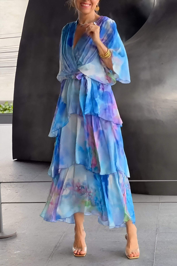CD | rochie maxi brodată pentru seri elegante