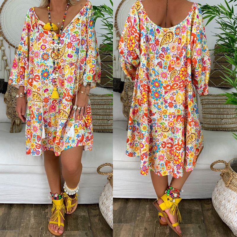 CD | "Sunny" rochie de designer boho
