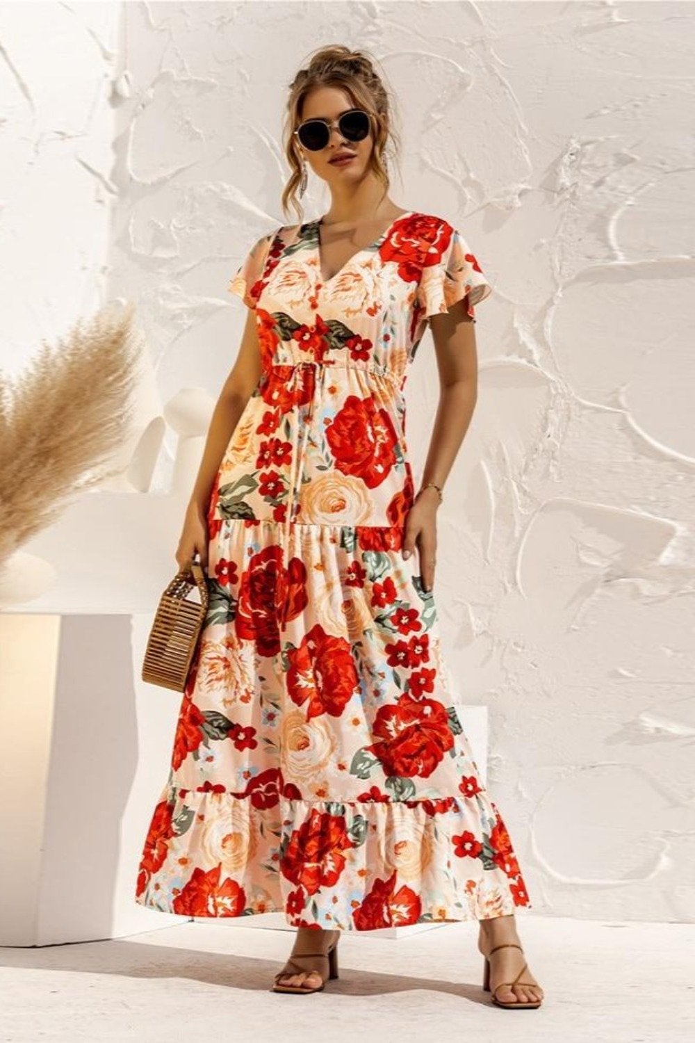 CD | "Kailani" Rochie maxi elegantă de designer