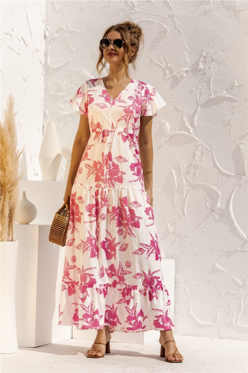 CD | "Kailani" Rochie maxi elegantă de designer