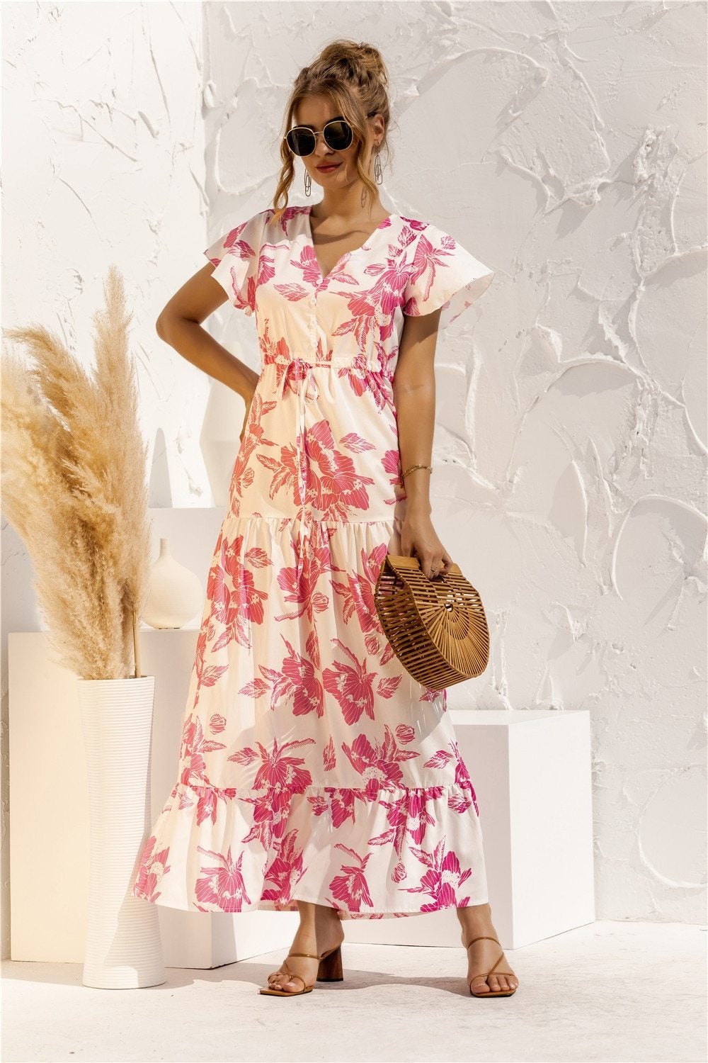 CD | "Kailani" Rochie maxi elegantă de designer
