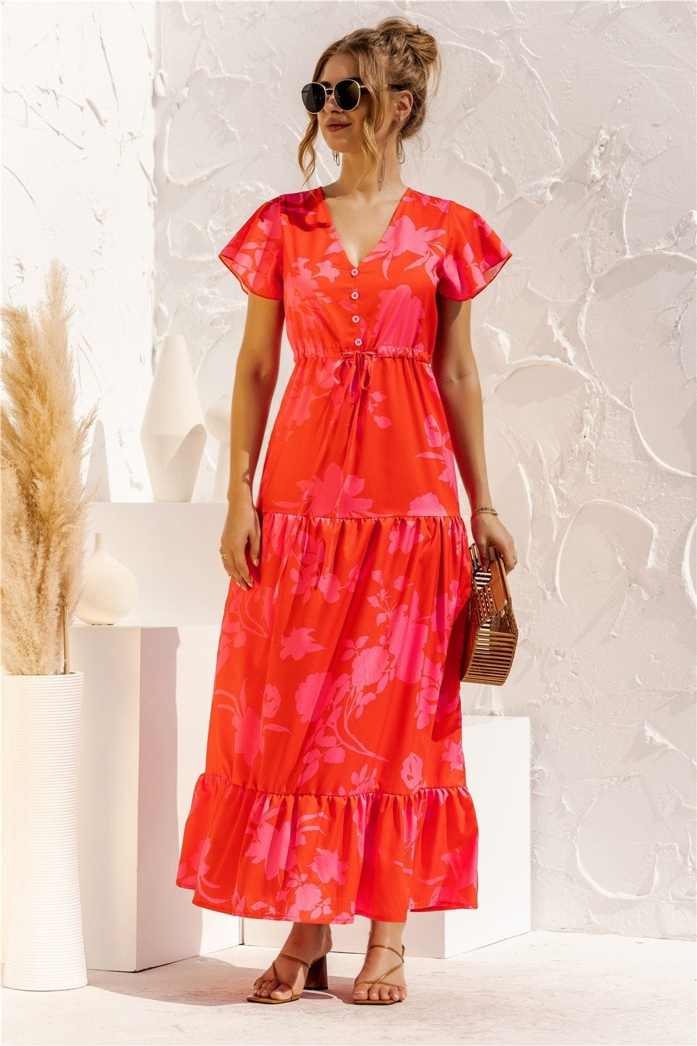 CD | "Kailani" Rochie maxi elegantă de designer