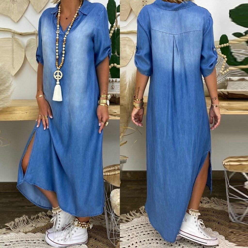 CD | "Lilly" rochie de blugi de designer