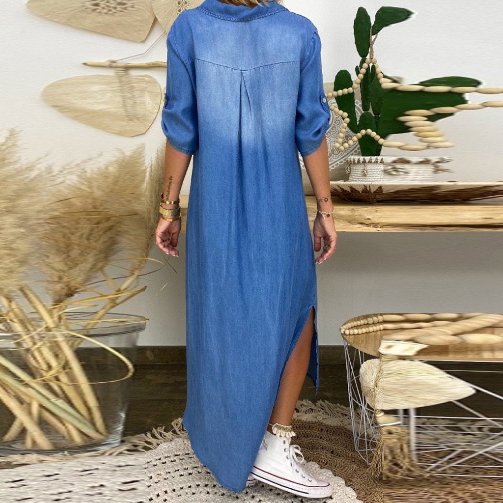 CD | "Lilly" rochie de blugi de designer