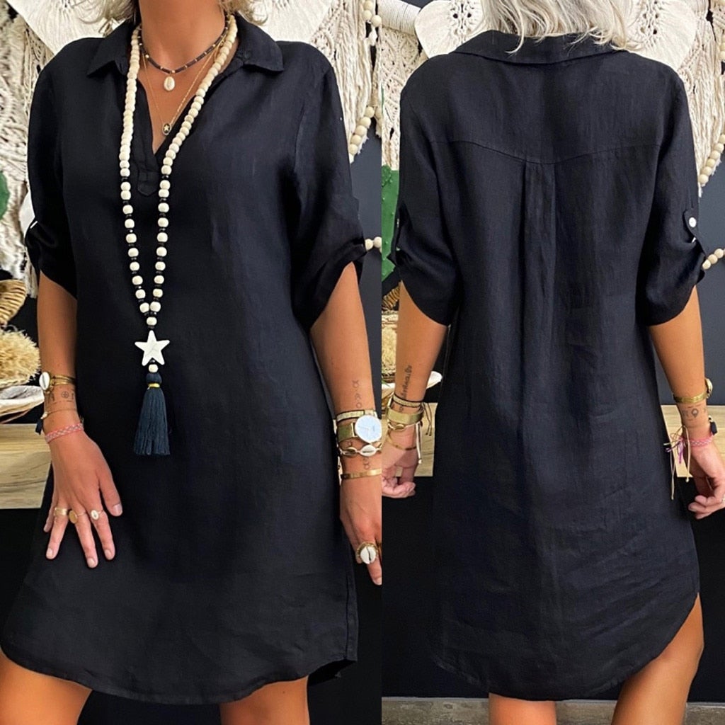 CD | "Talina" Rochie cămașă elegantă