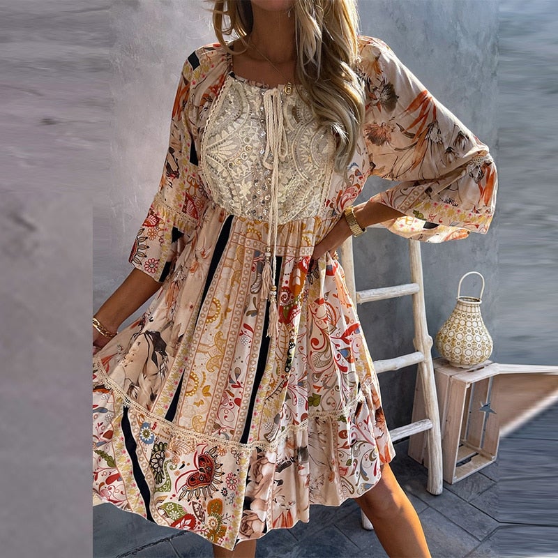 CD | "Leyla" Rochie boho