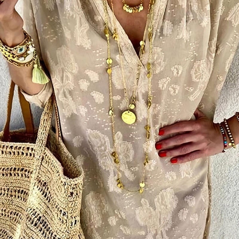 CD | "Mariam" Rochie elegantă cu imprimeu