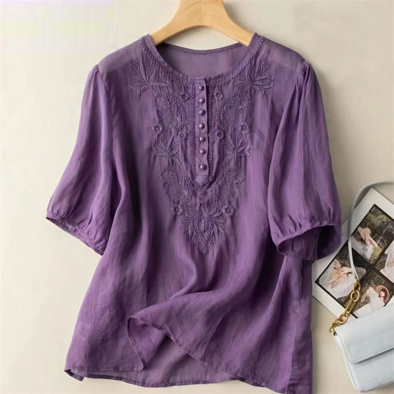 CD | Bluză elegantă cu broderie