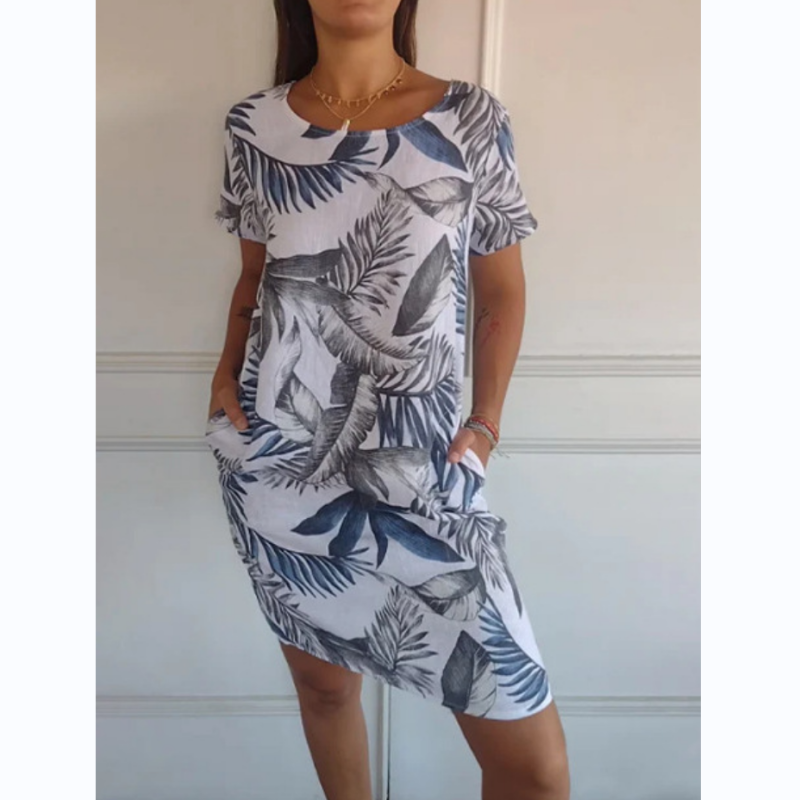 CD | Rochie midi botanică