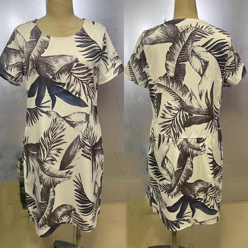 CD | Rochie midi botanică