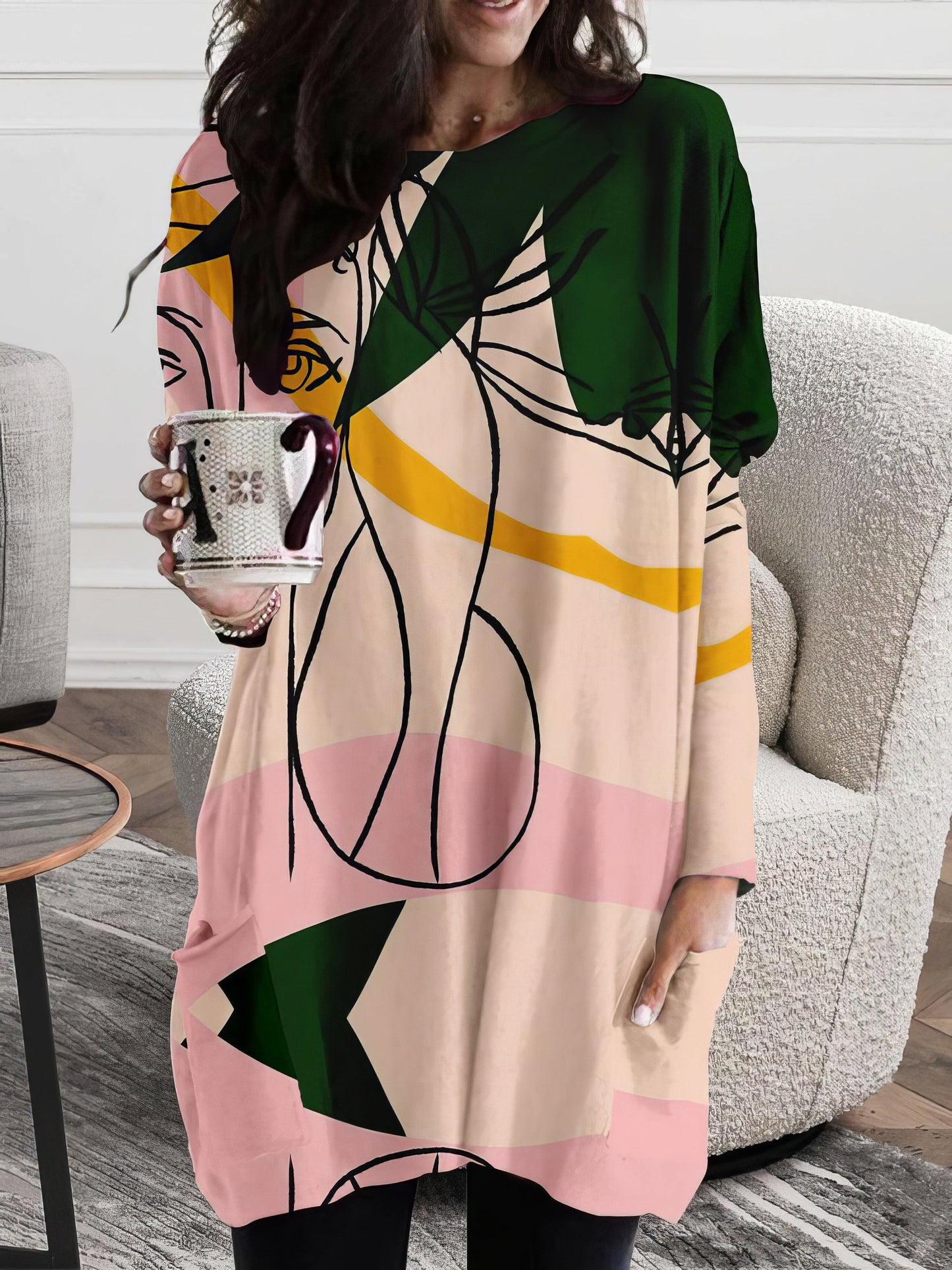 CD | Rochie de iarnă simplă și elegantă
