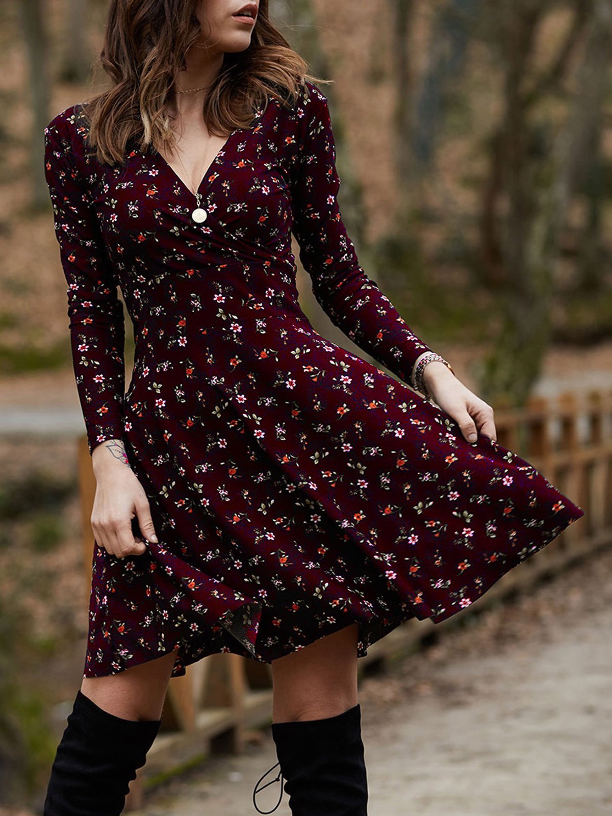 CD | Rochie de iarnă casual și relaxată