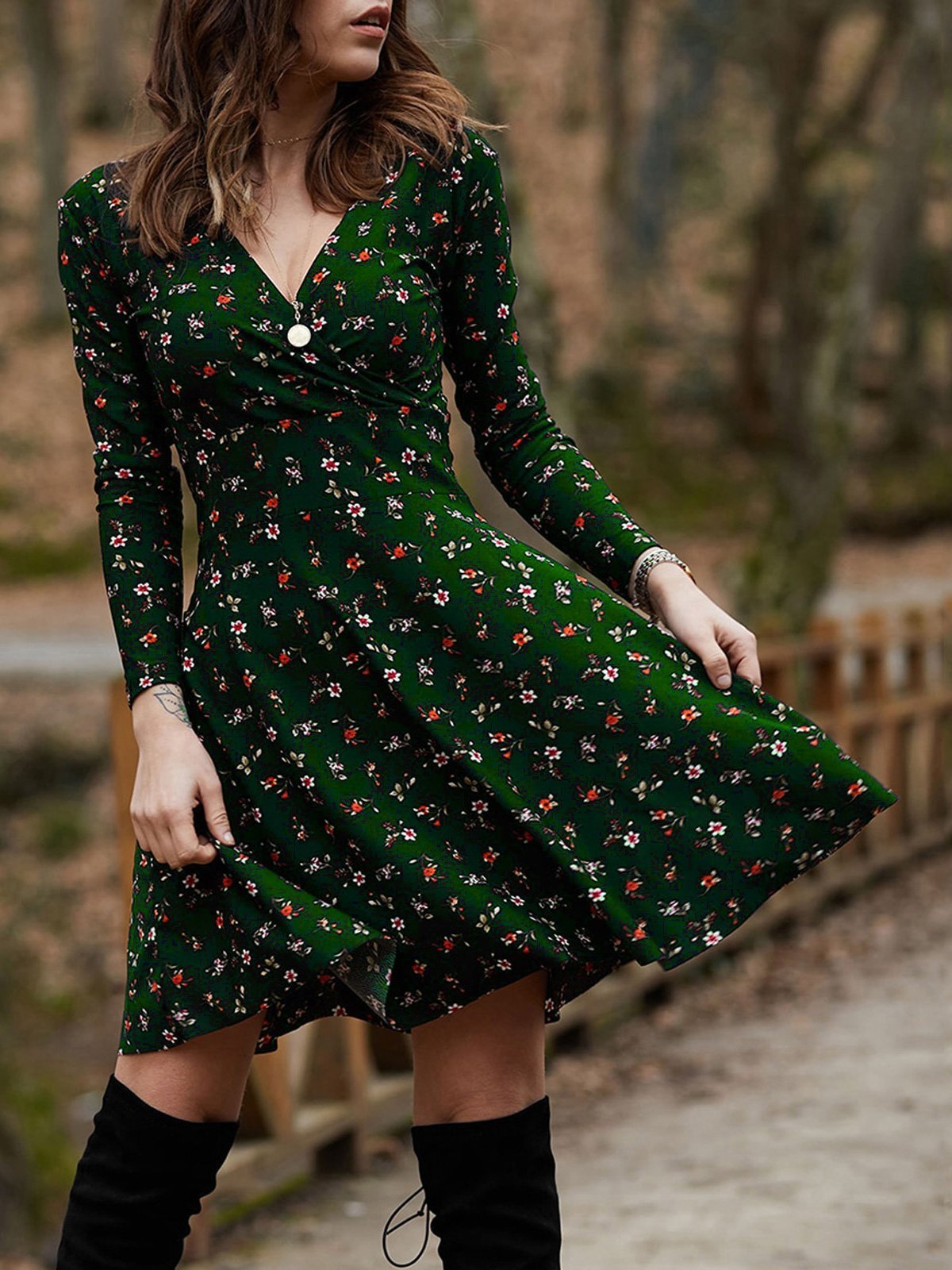 CD | Rochie de iarnă casual și relaxată