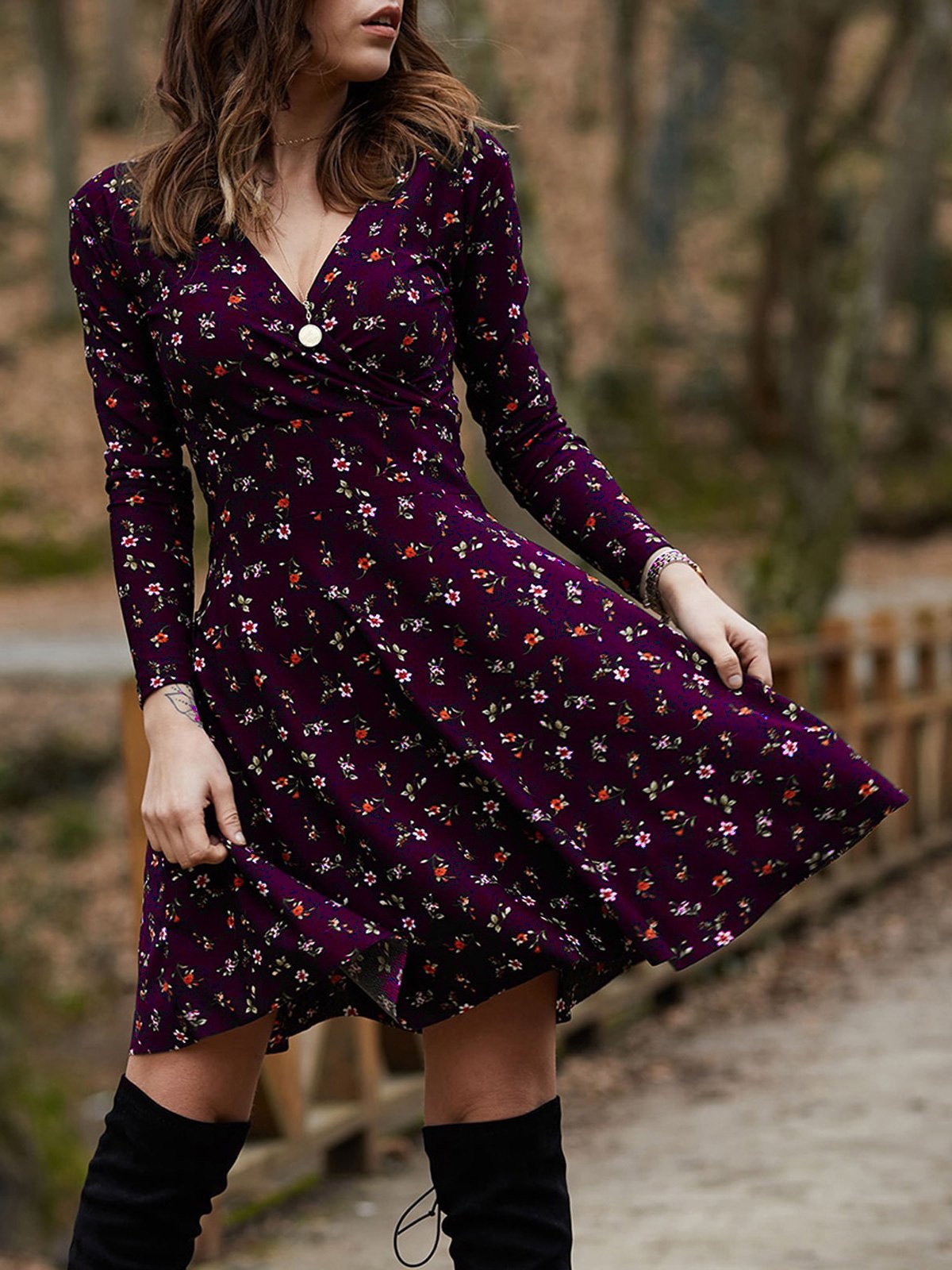 CD | Rochie de iarnă casual și relaxată