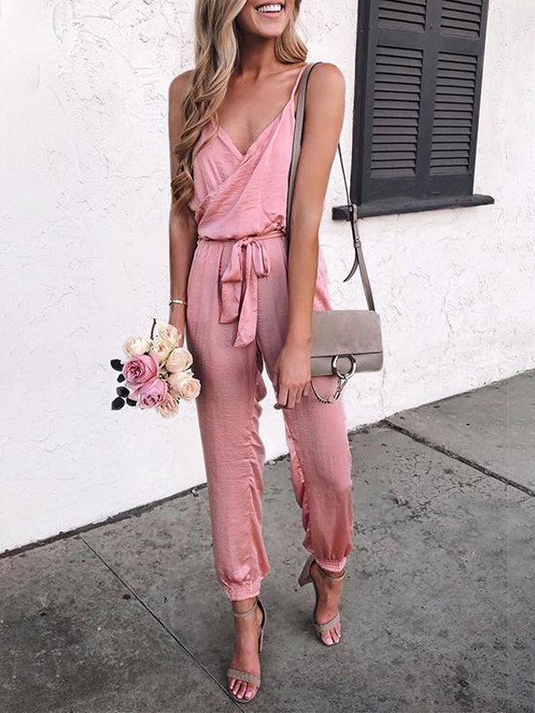 CD | Salopeta Casual Solid Sling Belted