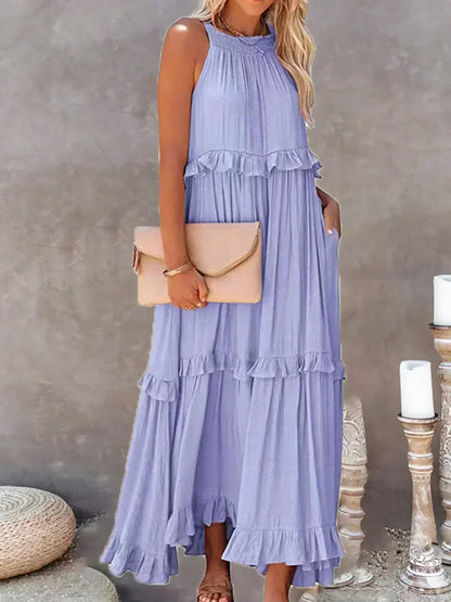 CD | Rochie maxi cu volane Effortless