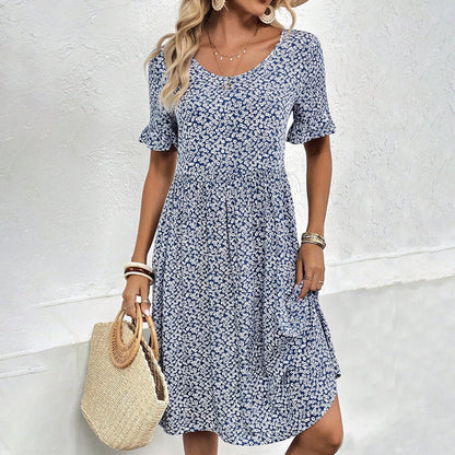 CD - Rochie casual cu flori