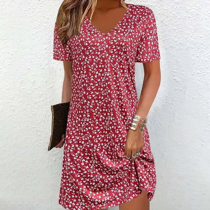 CD - Rochie casual cu flori