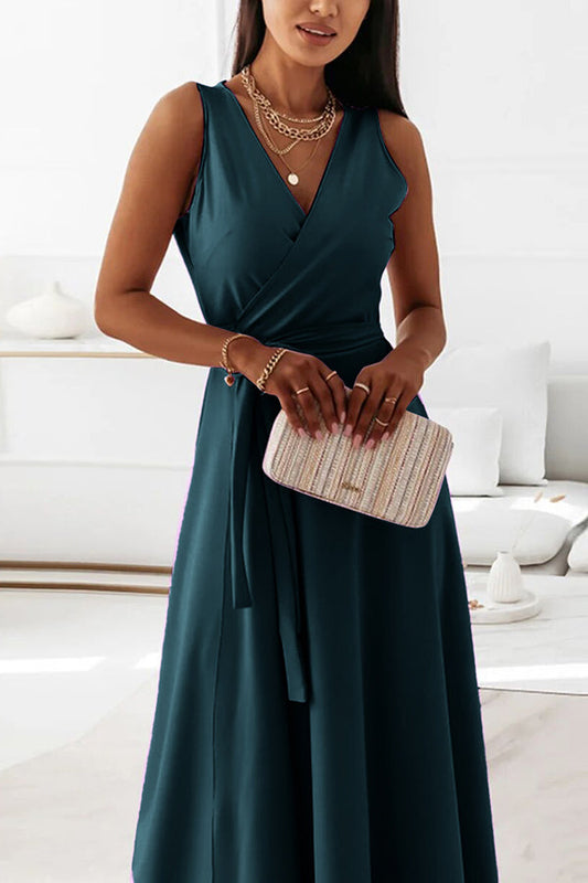 CD | Rochie maxi cu curea Wrap