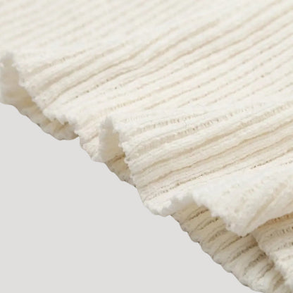 CD | Doamnelor rib tricot cu mânecă lungă jumper mini rochie