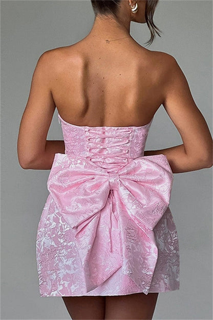 CD | Bustier rochie mini jacquard