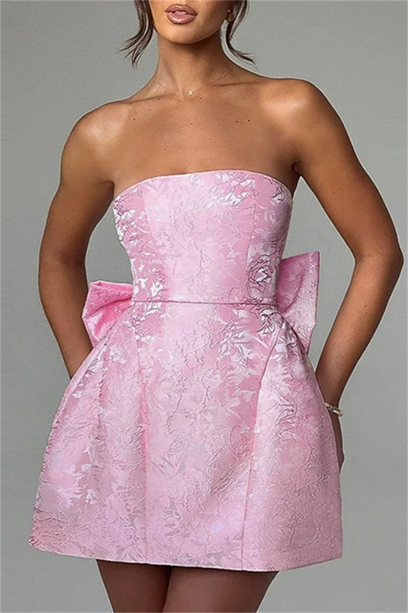 CD | Bustier rochie mini jacquard