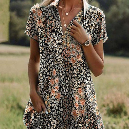 CD - Rochie vintage cu flori