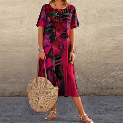 CD - Rochie florală confortabilă