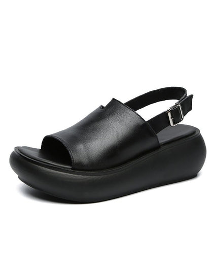 CD | Sandale Toe cu toc wedge pentru femei