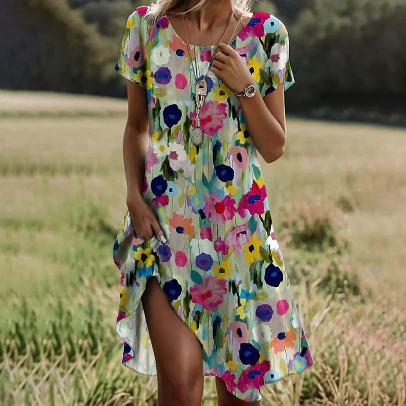 CD - Rochie veselă cu model floral