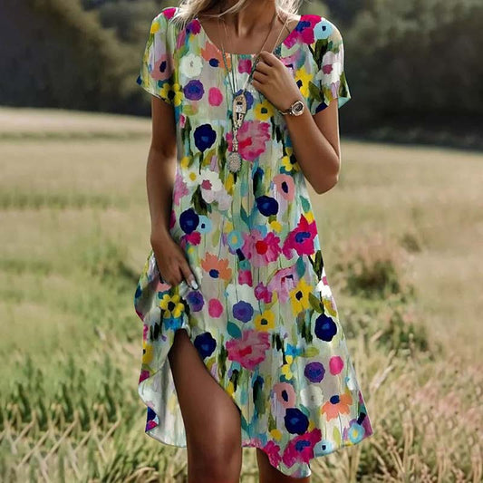 CD - Rochie veselă cu model floral