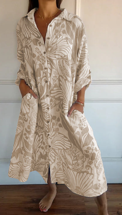 CD | Rochie maxi clasică fluidă