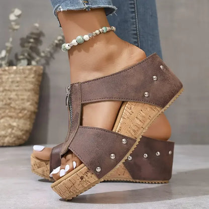 CD | SANDALE WEDGE PENTRU VARA SANDALE ORTO
