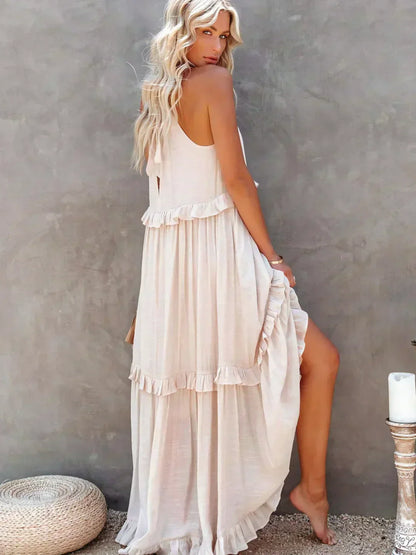 CD | Rochie maxi cu volane Effortless