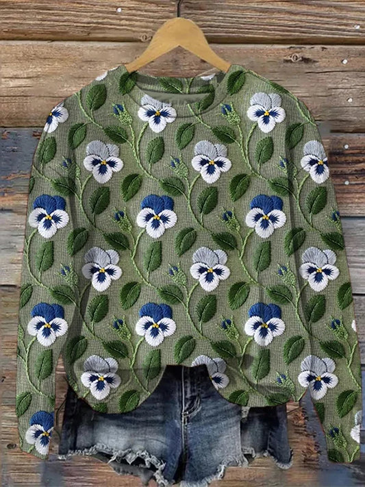 CD | Tricou cu imprimeu grafic floral