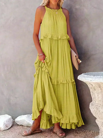CD | Rochie maxi cu volane Effortless