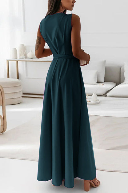 CD | Rochie maxi cu curea Wrap