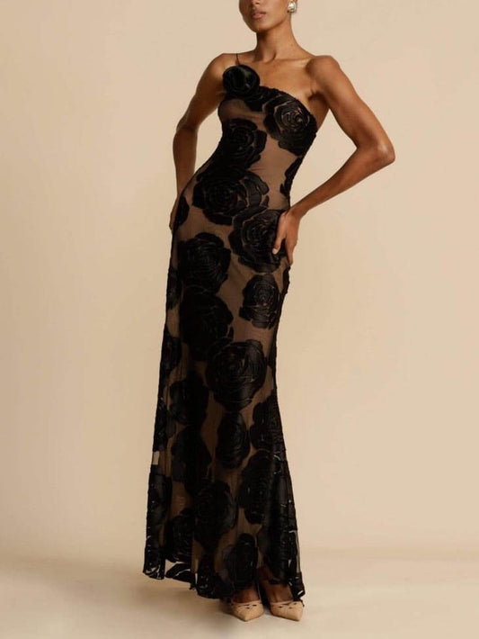 CD | Sara : Rochie maxi cu flori