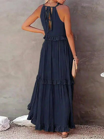 CD | Rochie maxi cu volane Effortless