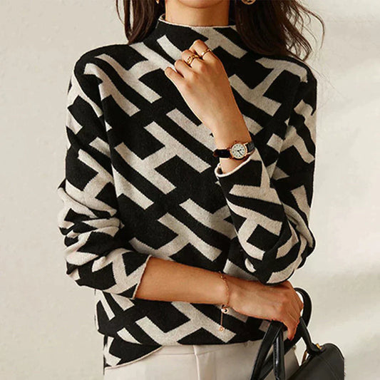 CD | Elegant și elegant jumper imprimat