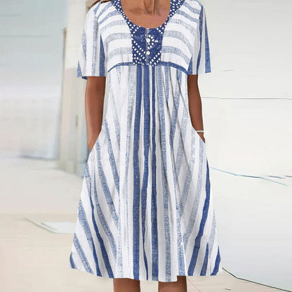 CD - Rochie Breezy Stripes