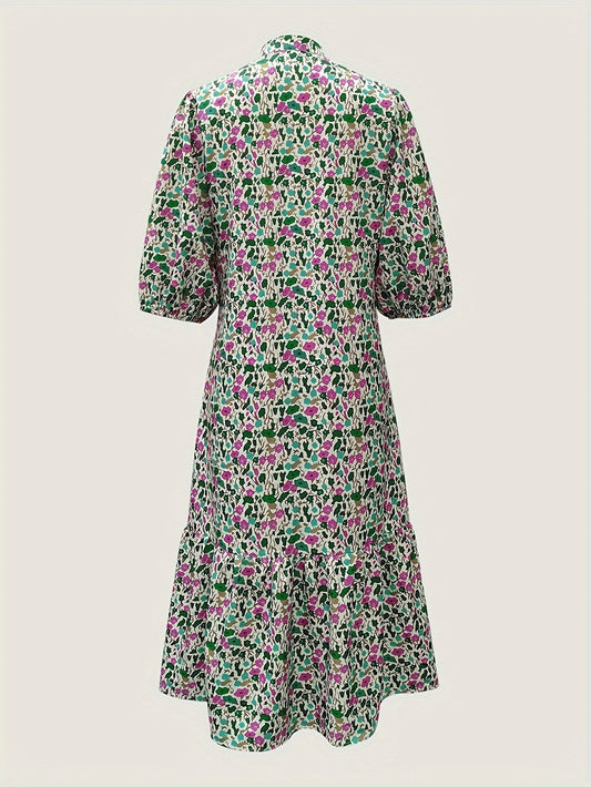 CD | rochie midi verde elegantă pentru femei