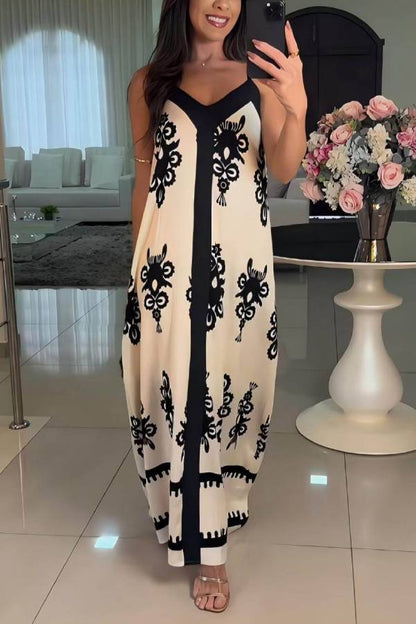 CD | Elegant etnice model patchwork casual rochie maxi